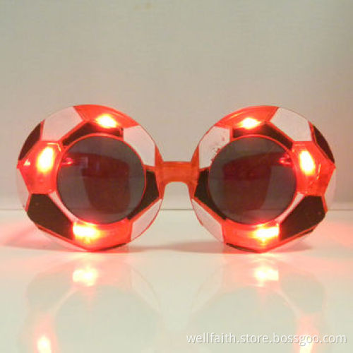 Football LED flashing sunglasses for party eventNew